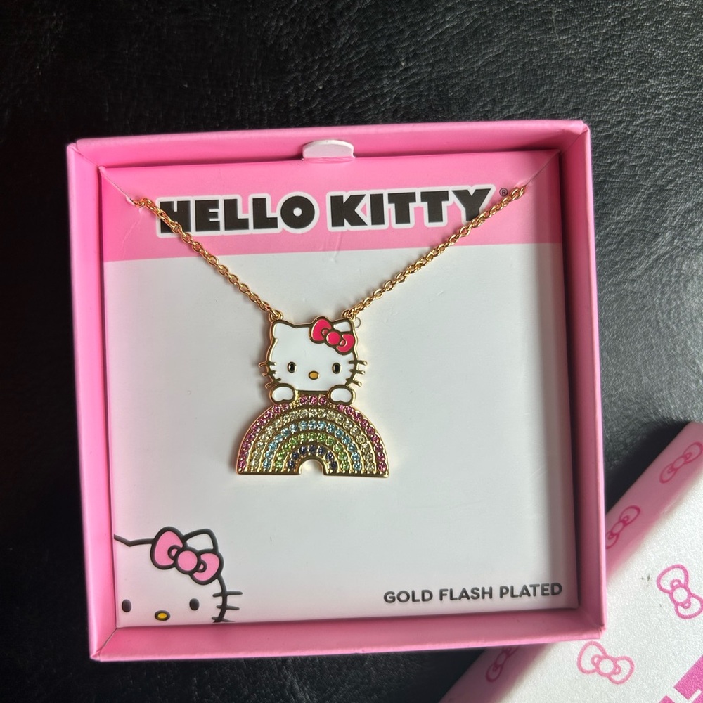 Hello Kitty Pink Crystal Necklace